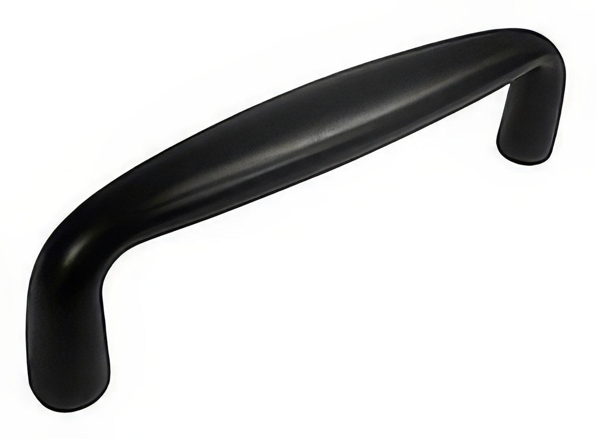 Emtek 86256US19 flat black bar cabinet pull