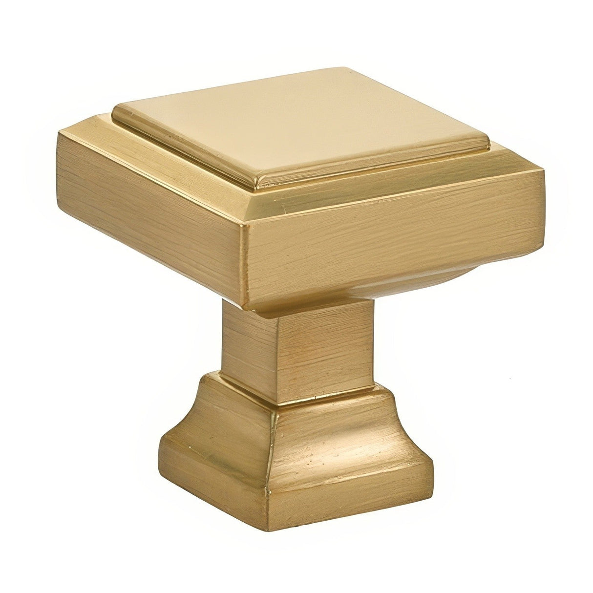 Emtek 86295US4 satin brass cabinet knob