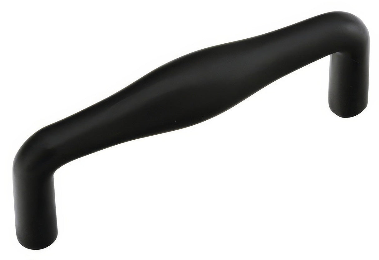 Emtek 86313US19 flat black drawer cabinet pull