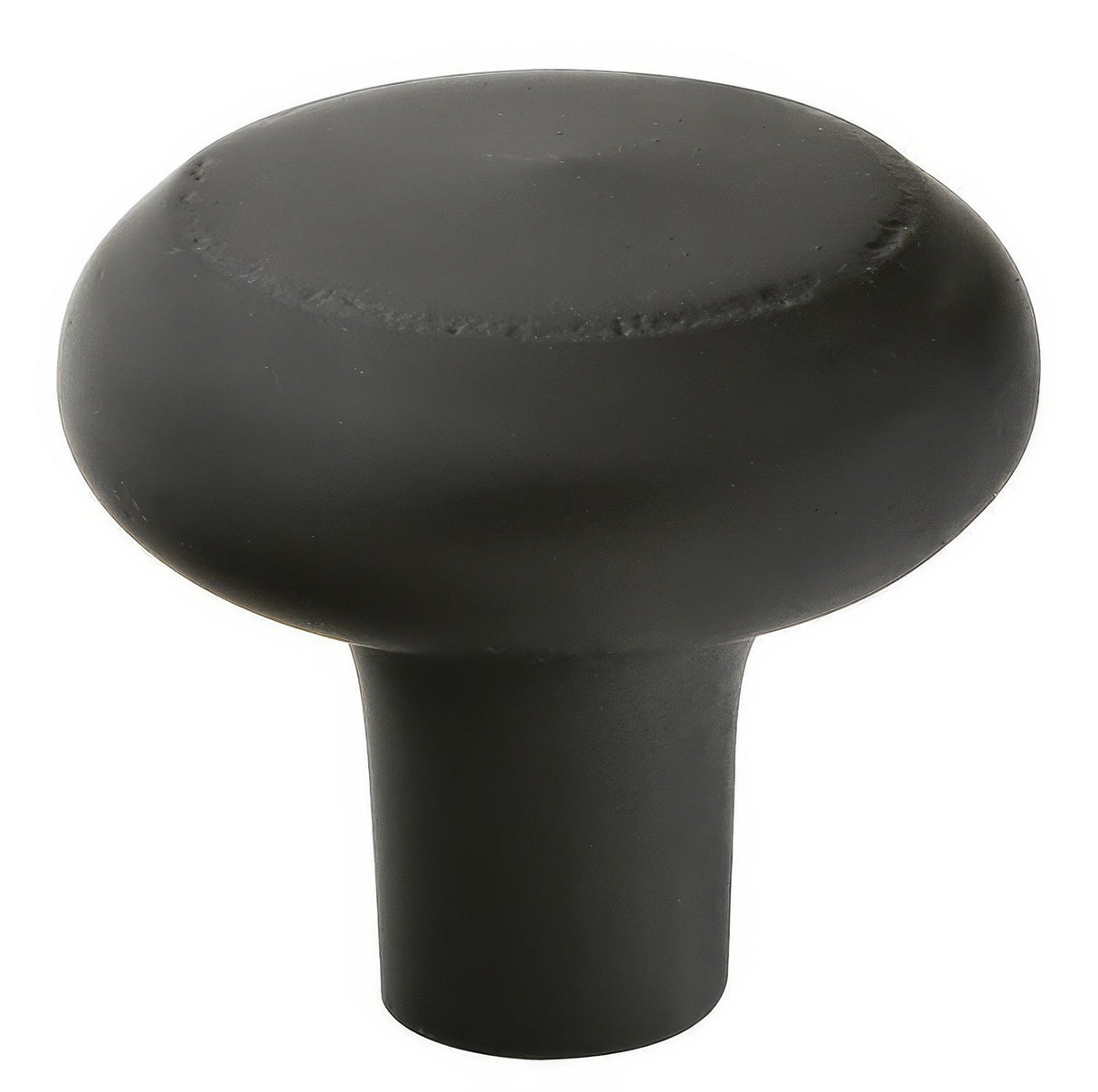 Emtek 86340FB flat black cabinet knob