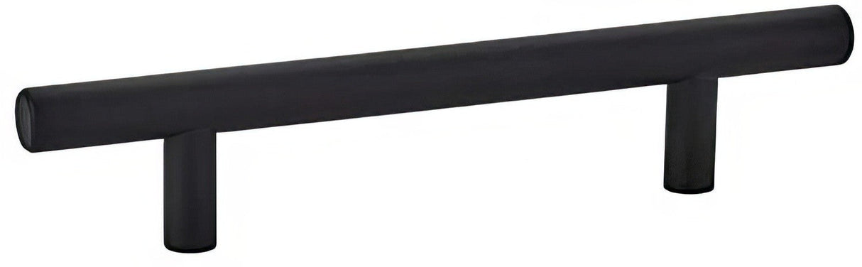 Emtek 86363US19 flat black bar cabinet pull