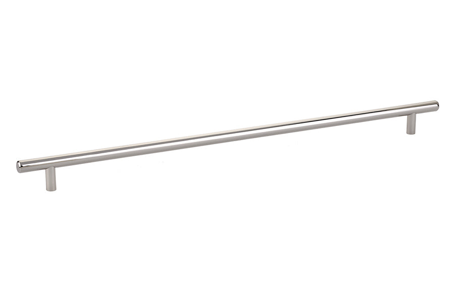 Emtek 86366US14 Brass Bar Cabinet Pull 16" Center to Center Polished Nickel Lifetime Finish