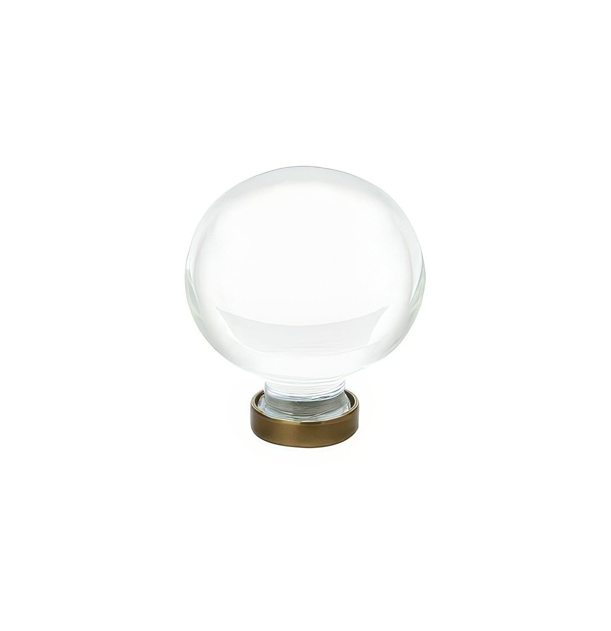 Emtek 86394US4 satin brass cabinet knob