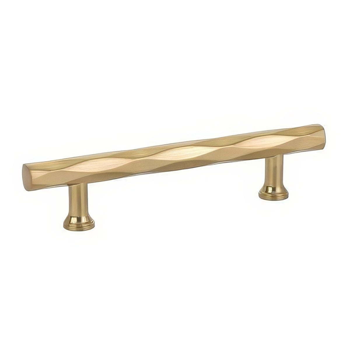 Emtek 86431US4 satin brass bar cabinet pull
