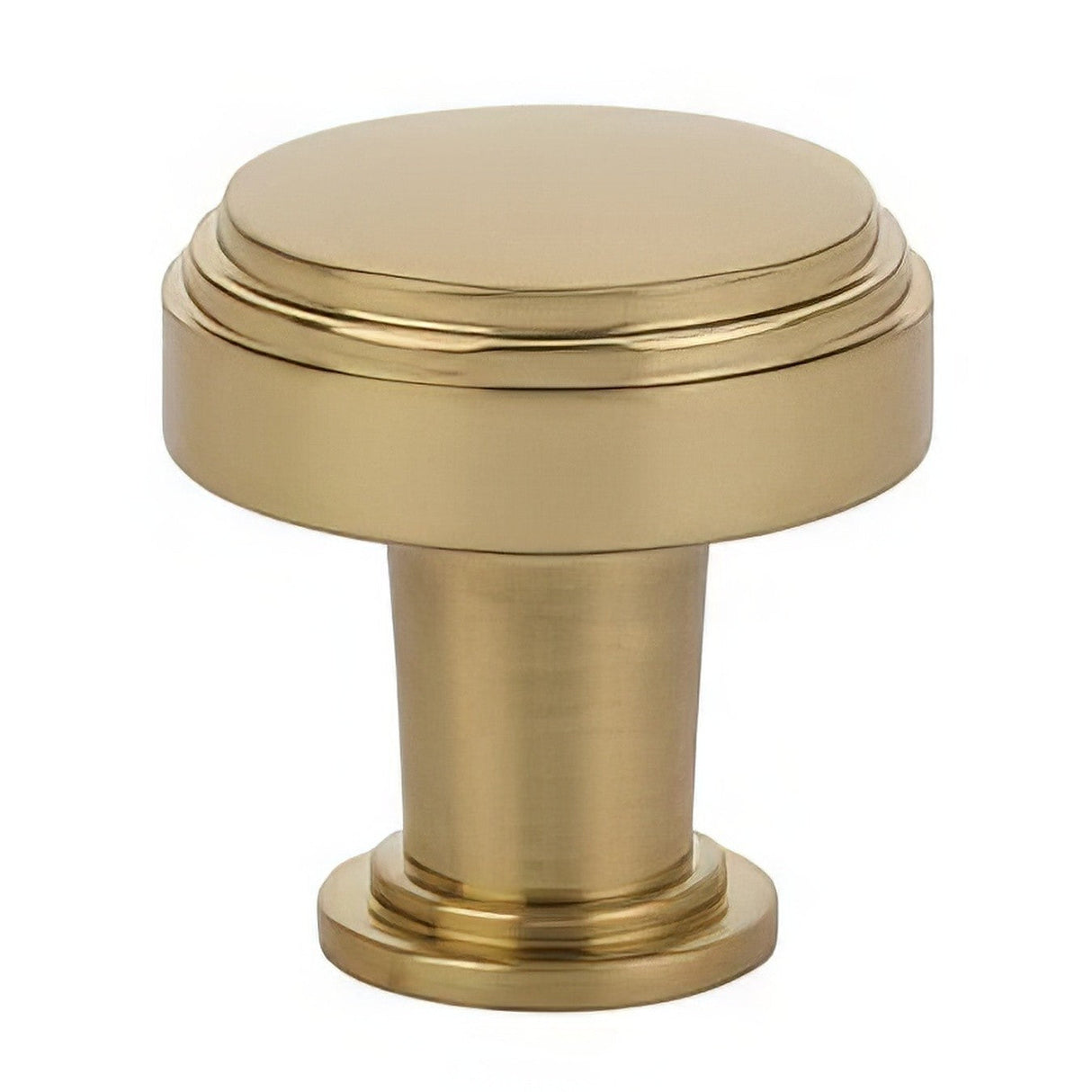 Emtek 86433US4 satin brass cabinet knob
