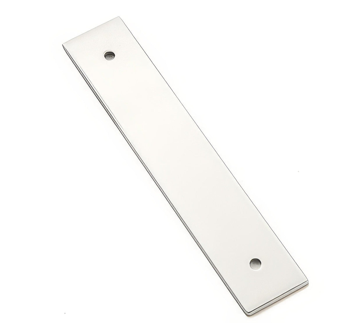 Emtek 86435US Art Deco 4" Rectangular Designer Brass Cabinet Knob Back Plate