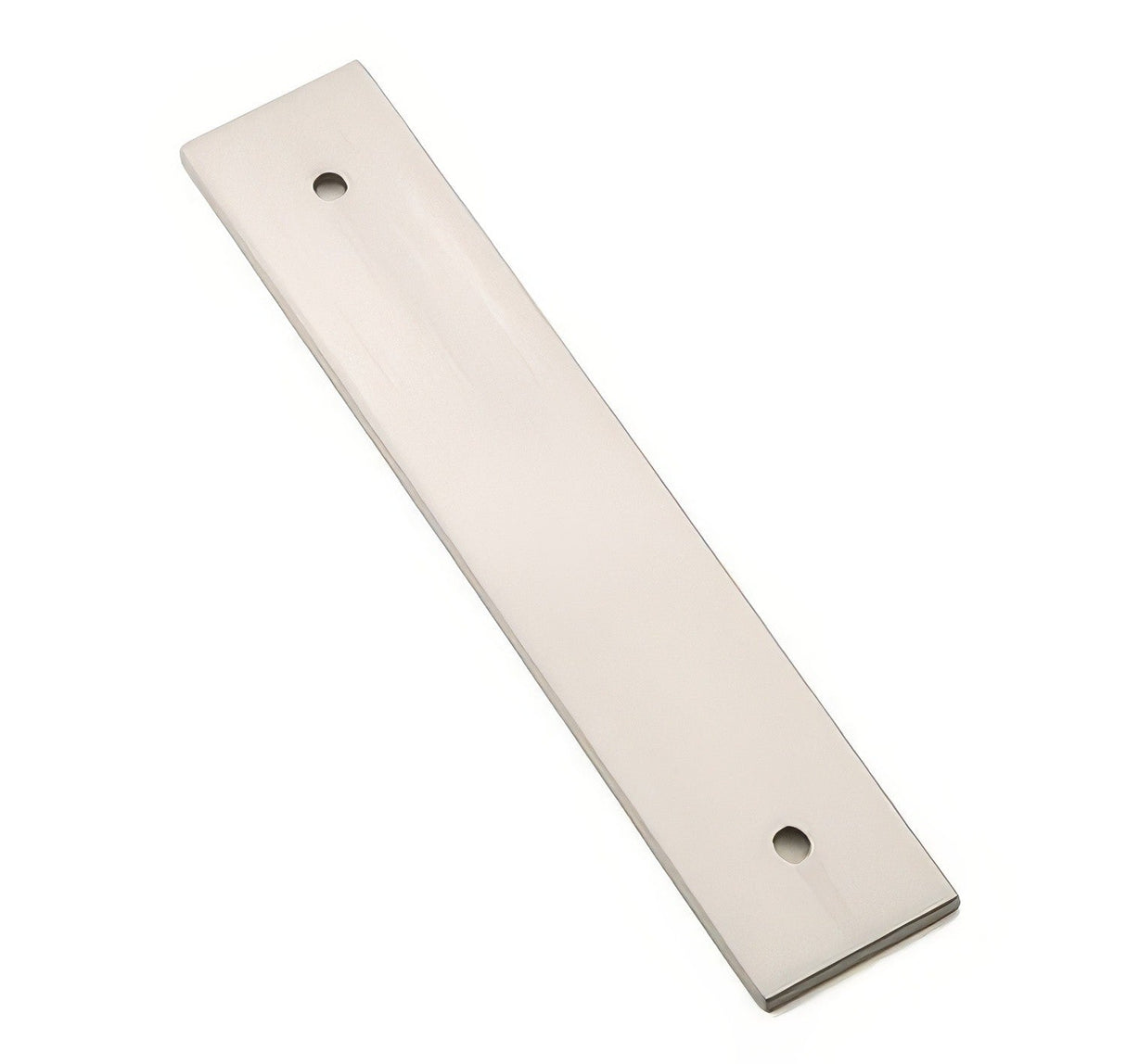 Emtek 86435US Art Deco 4" Rectangular Designer Brass Cabinet Knob Back Plate