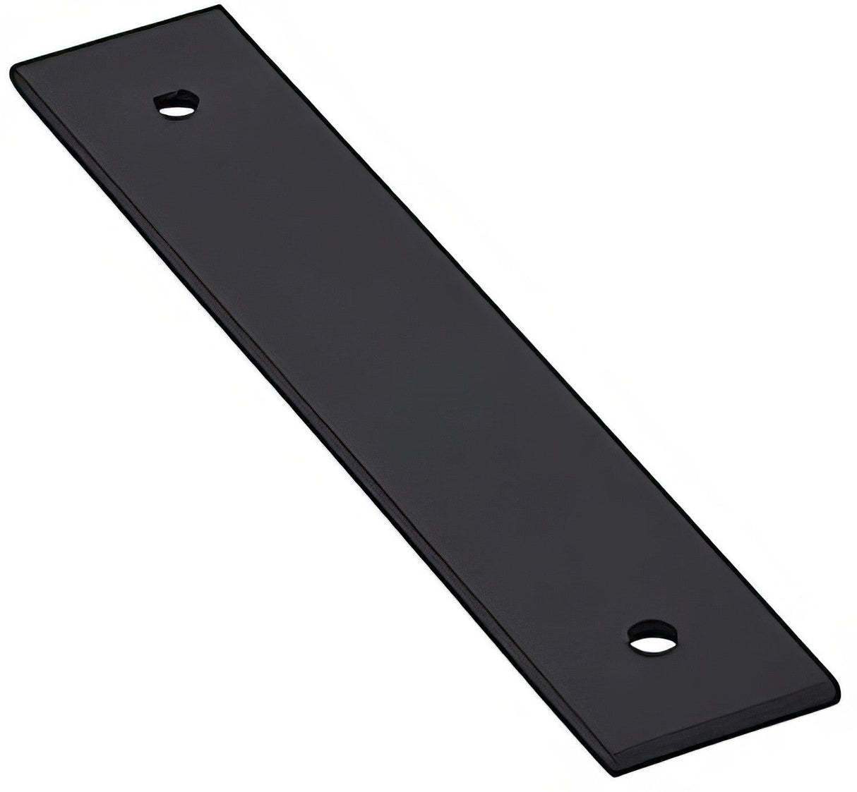 Emtek 86435US Art Deco 4" Rectangular Designer Brass Cabinet Knob Back Plate