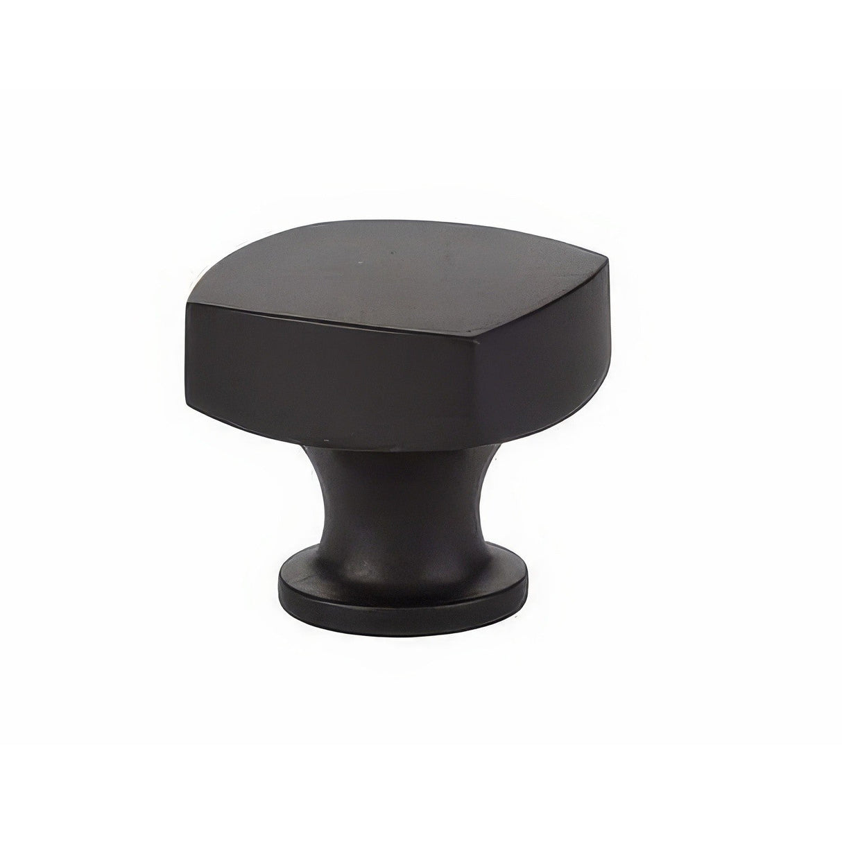 Emtek 86451US19 flat black cabinet knob