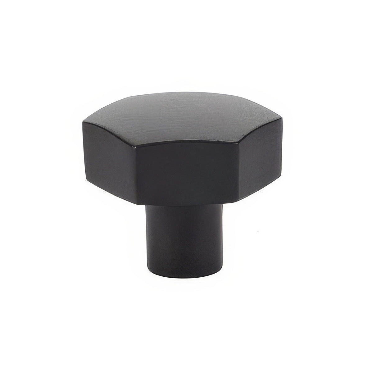Emtek 86458US19 flat black cabinet knob