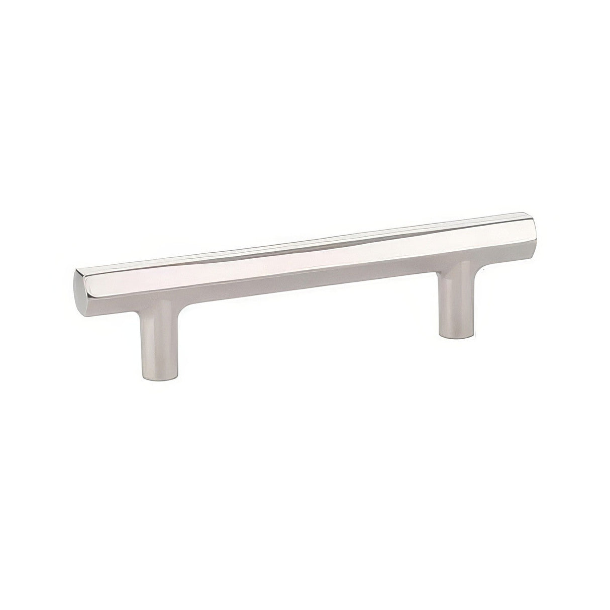 Emtek 86459US14 bright nickel hex cabinet pull