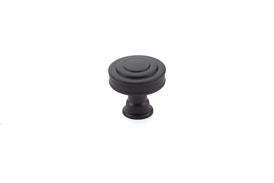Emtek 86463US19 Glendon 1-1/4" Cabinet Knob Flat Black Finish