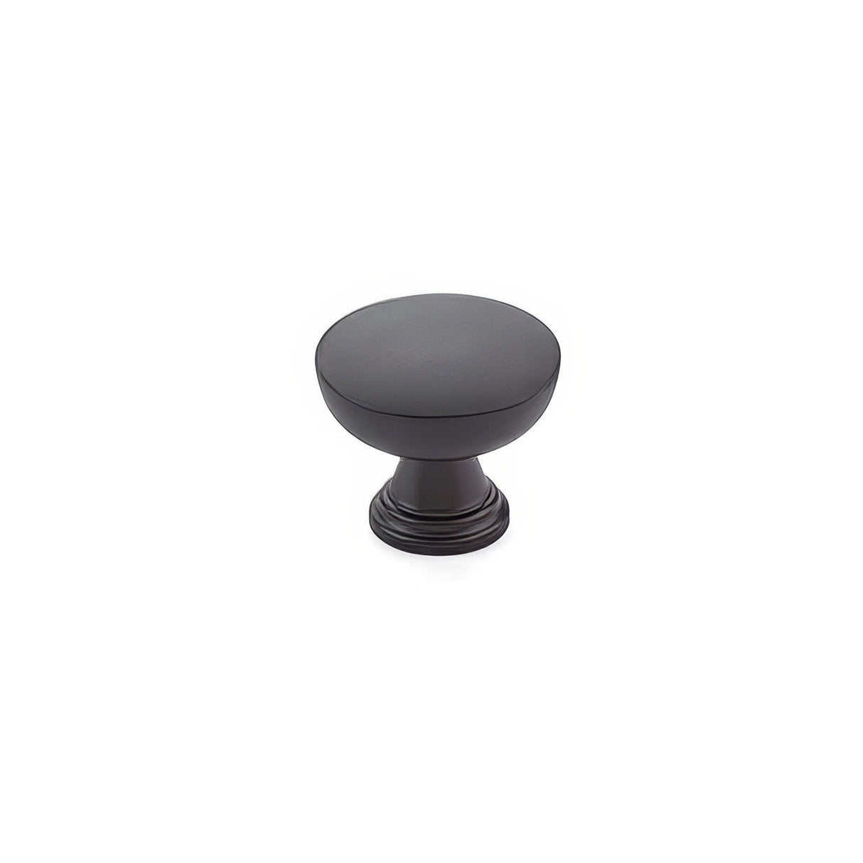 Emtek 86468US19 flat black cabinet knob