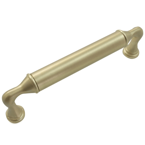 Laurey 86504 865 Kensington 5.03" Zinc & Steel Cabinet Pull Satin Brass