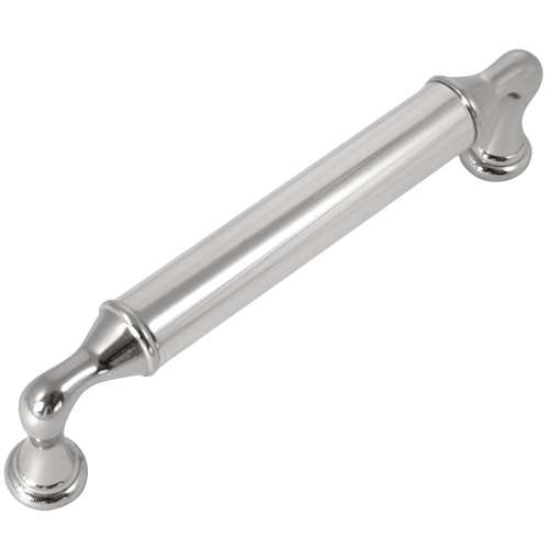 Laurey 86528 865 Kensington 5.03" Zinc & Steel Cabinet Pull Brushed Satin Nickel