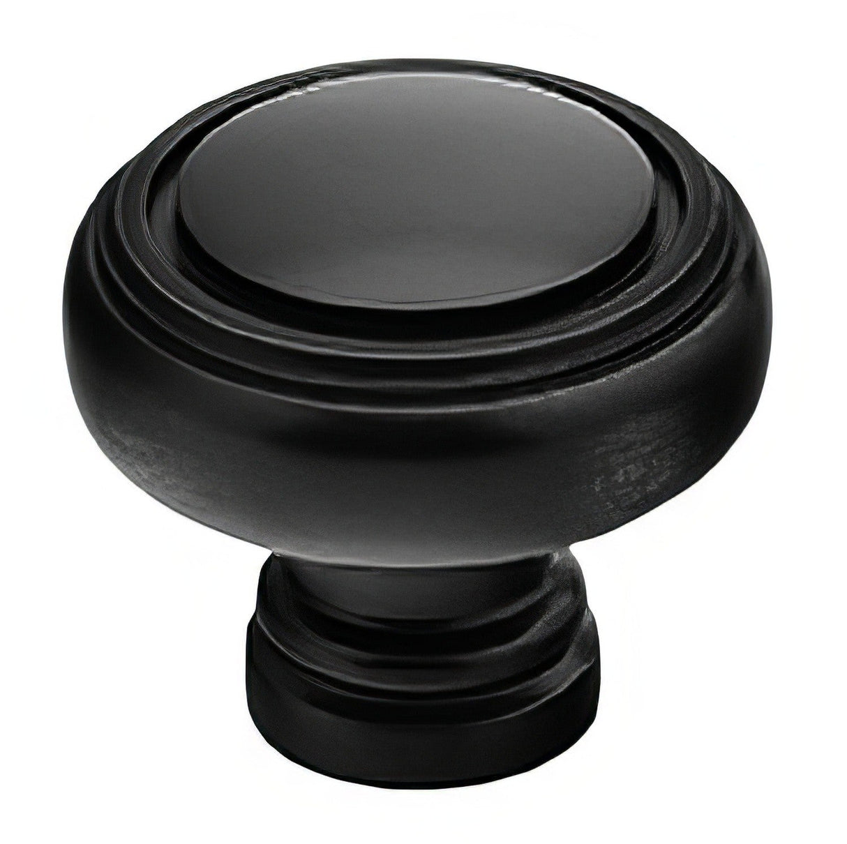 Emtek 86610US19 flat black cabinet knob