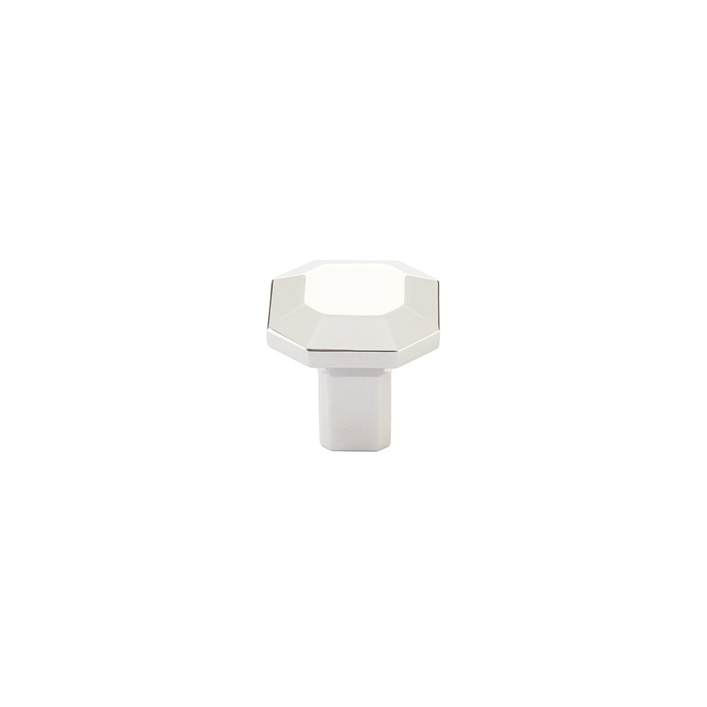 Emtek Square 1-1/4" Cabinet Knob in Polished Nickel Lifetime
