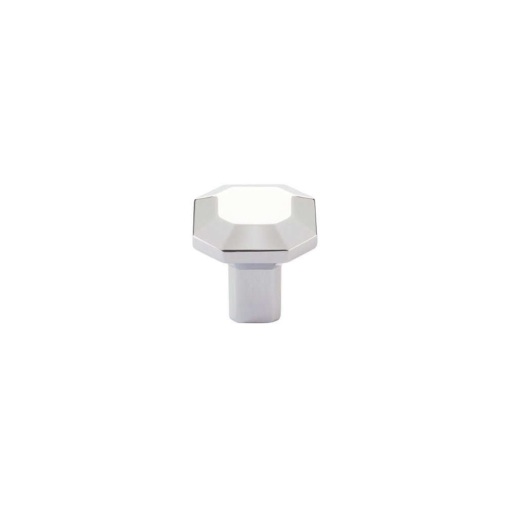 Emtek Square 1-1/4" Cabinet Knob in Polished Chrome
