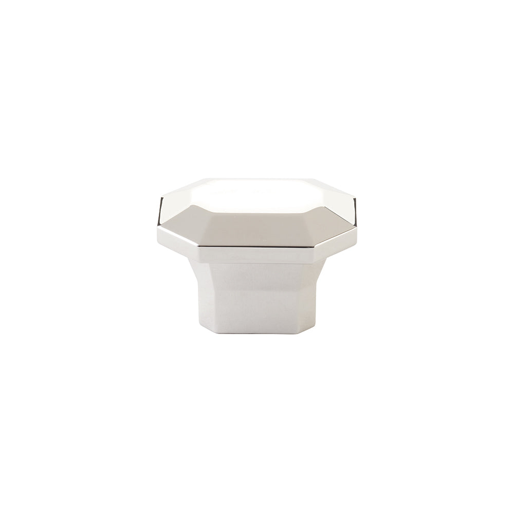 Emtek Rectangular 1-3/8" x 2" Cabinet Knob in Polished Nickel Lifetime
