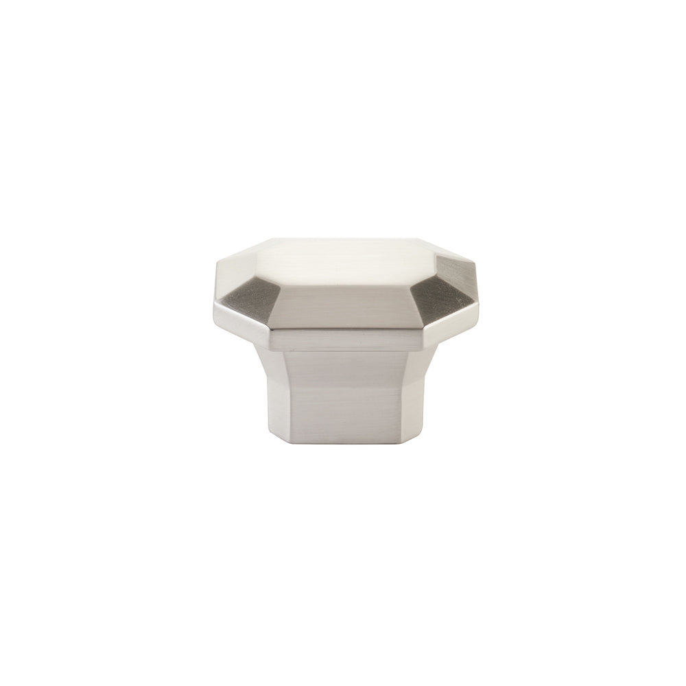 Emtek Rectangular 1-3/8" x 2" Cabinet Knob in Satin Nickel