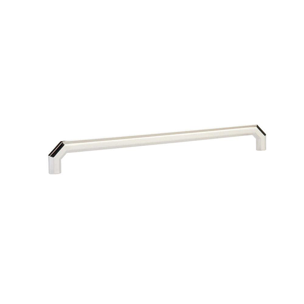 Emtek 12" Center to Center Cabinet Pull in Polished Nickel Lifetime