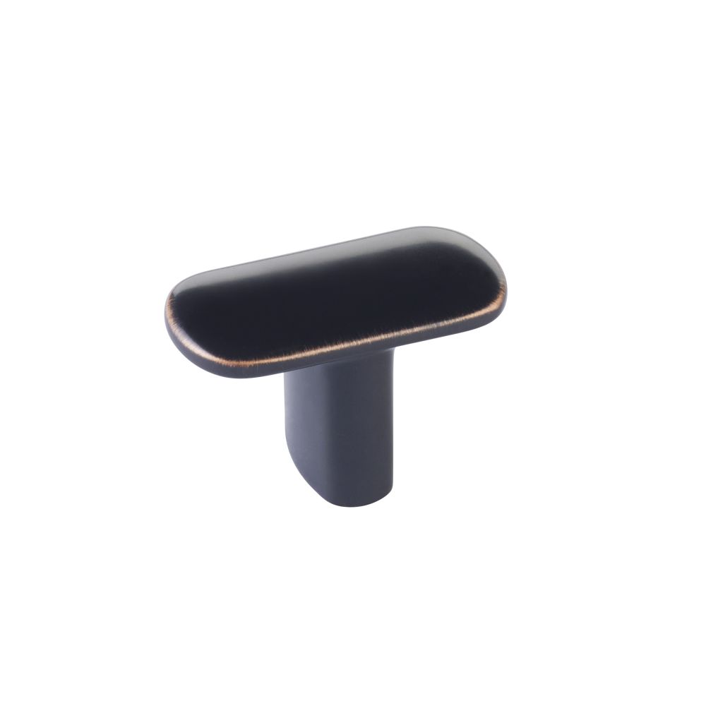 Emtek 1-1/2" x 3/4" Cabinet T Knob in Oil Rubbed Bronze