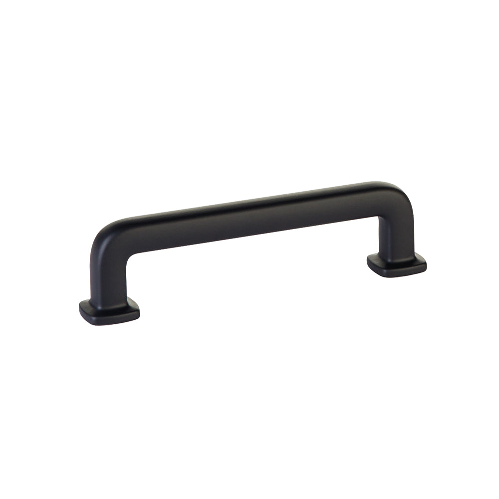 Emtek Cabinet Pull with 4" Center to Center in Flat Black