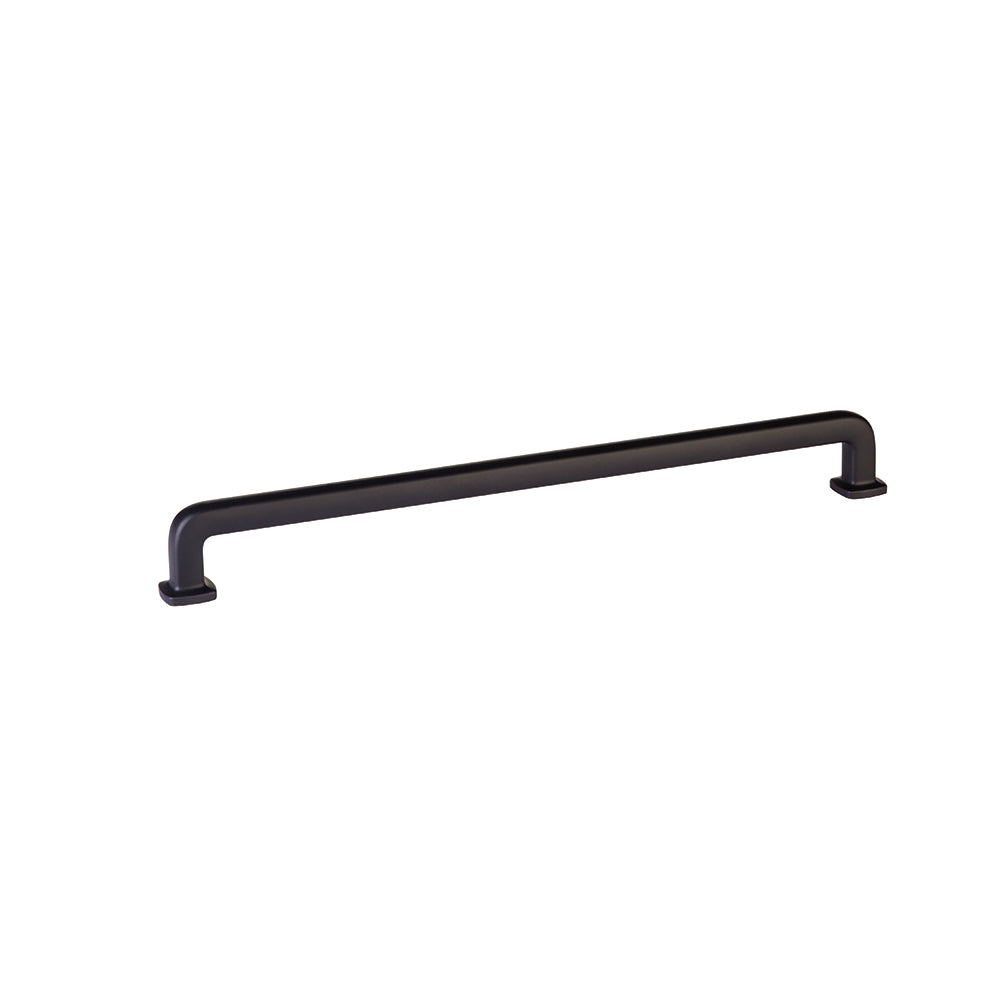 Emtek Cabinet Pull with 10" Center to Center in Flat Black