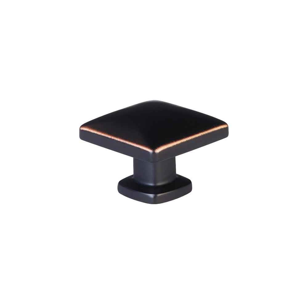 Emtek 1-1/4" Square Cabinet Knob in Oil Rubbed Bronze