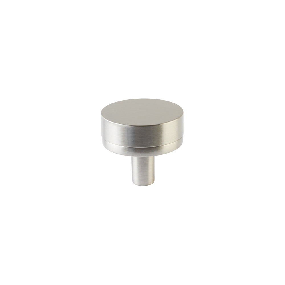 Emtek Stem with Knurled Knob Select Cabinet Knob in Satin Nickel
