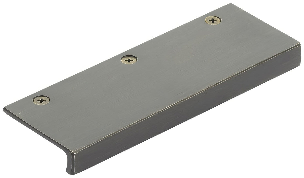 Emtek 86665MB medium bronze edge cabinet pull