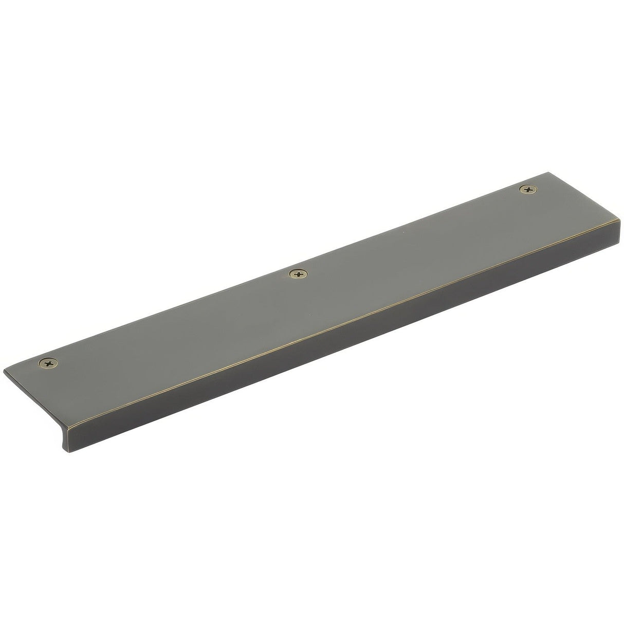 Emtek 86666MB medium bronze edge cabinet pull