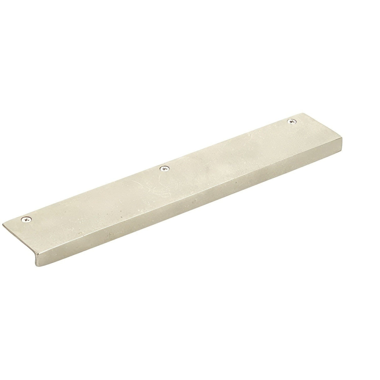 Emtek 86666TWB tumbled white bronze edge cabinet pull