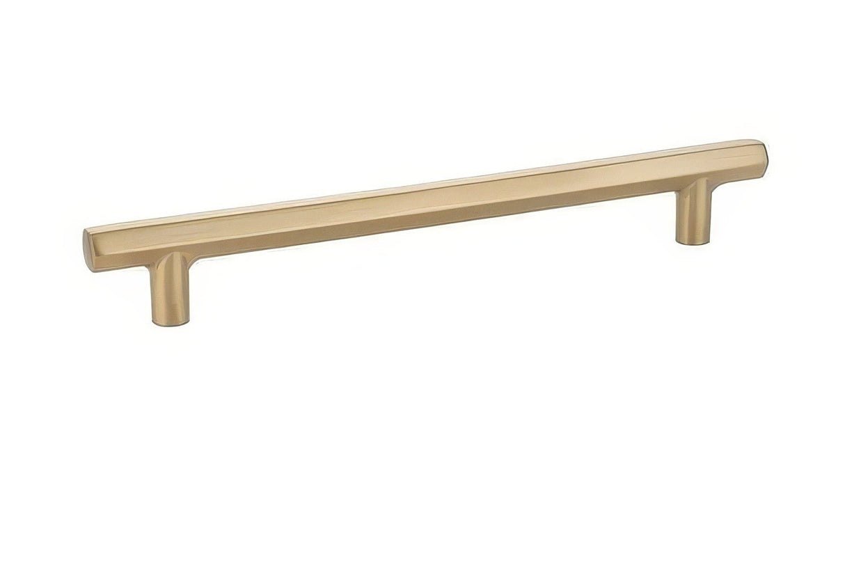 Emtek 86681US4 satin brass cabinet pull