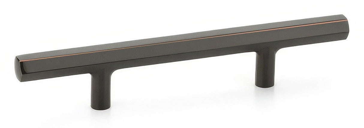 Emtek 86684US10B oil rubbed bronze hex cabinet pull