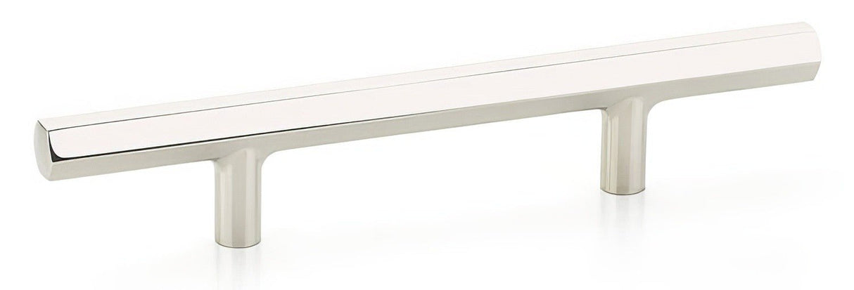 Emtek 86684US14 polished nickel lifetime hex cabinet pull