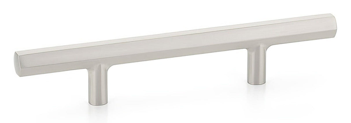 Emtek 86684US15 satin nickel hex cabinet pull