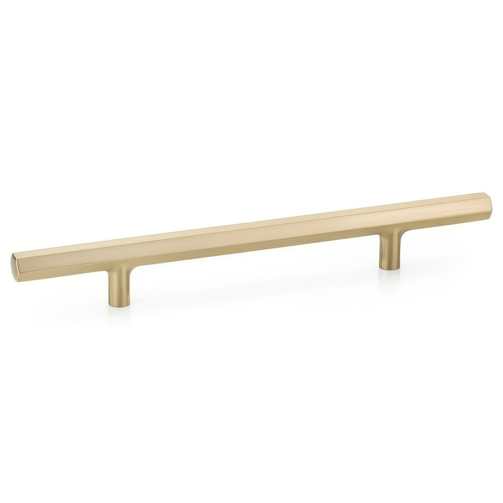 Emtek 86685US4 satin brass square cabinet pull