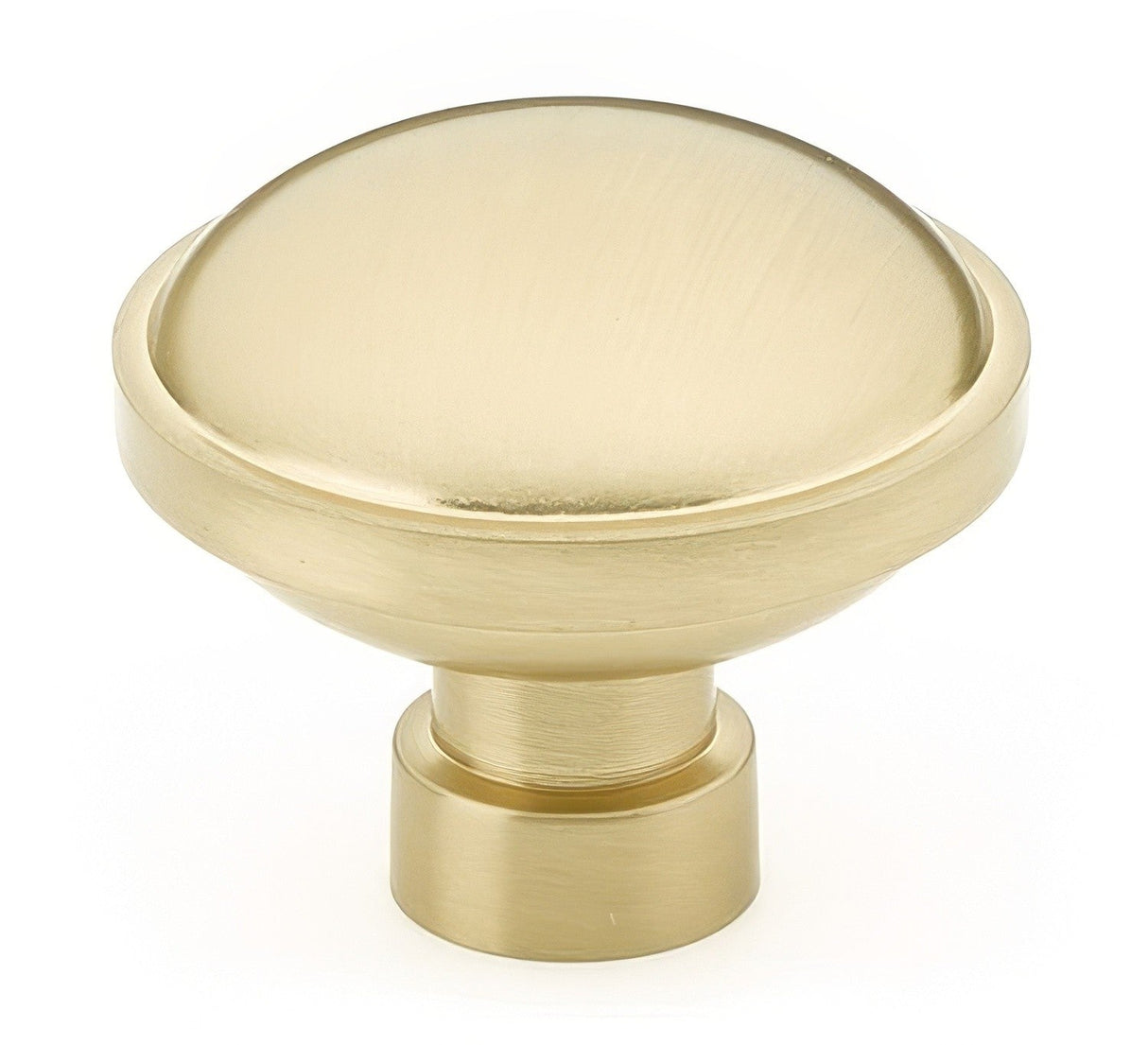 Emtek 86696US4 satin brass cabinet knob