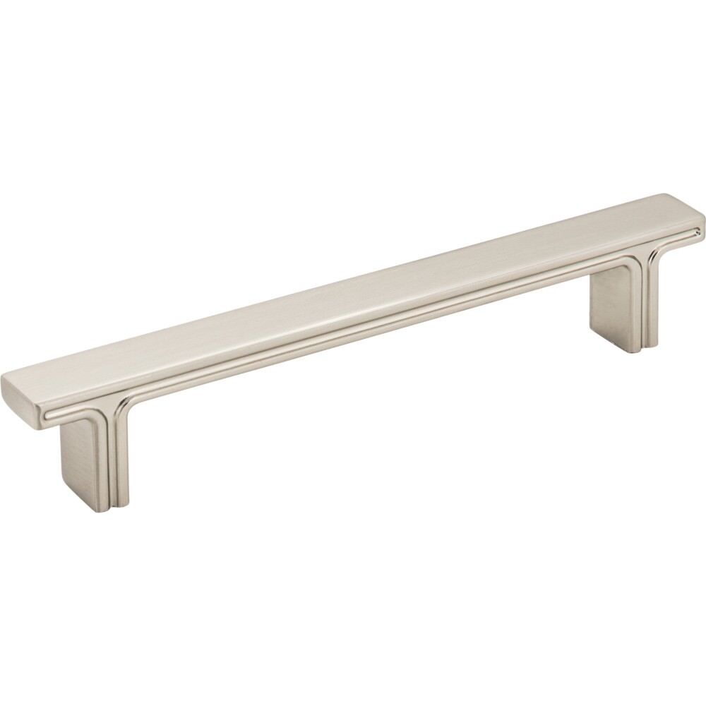 Jeffrey Alexander 867-128SN satin nickel cabinet drawer pull