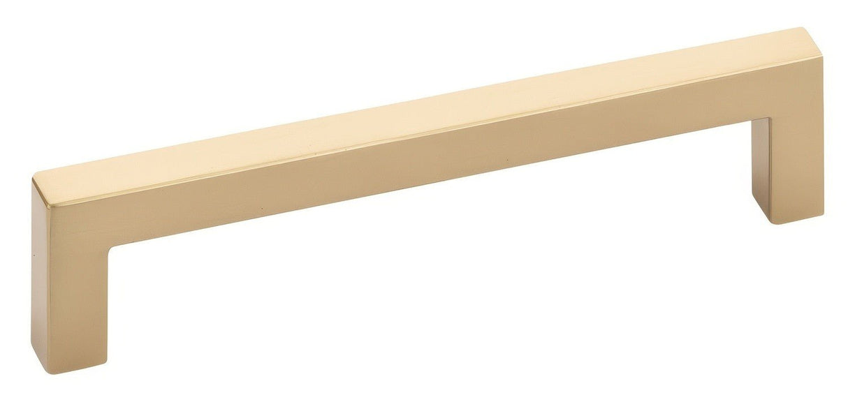 Emtek 86709US4 satin brass square cabinet pull