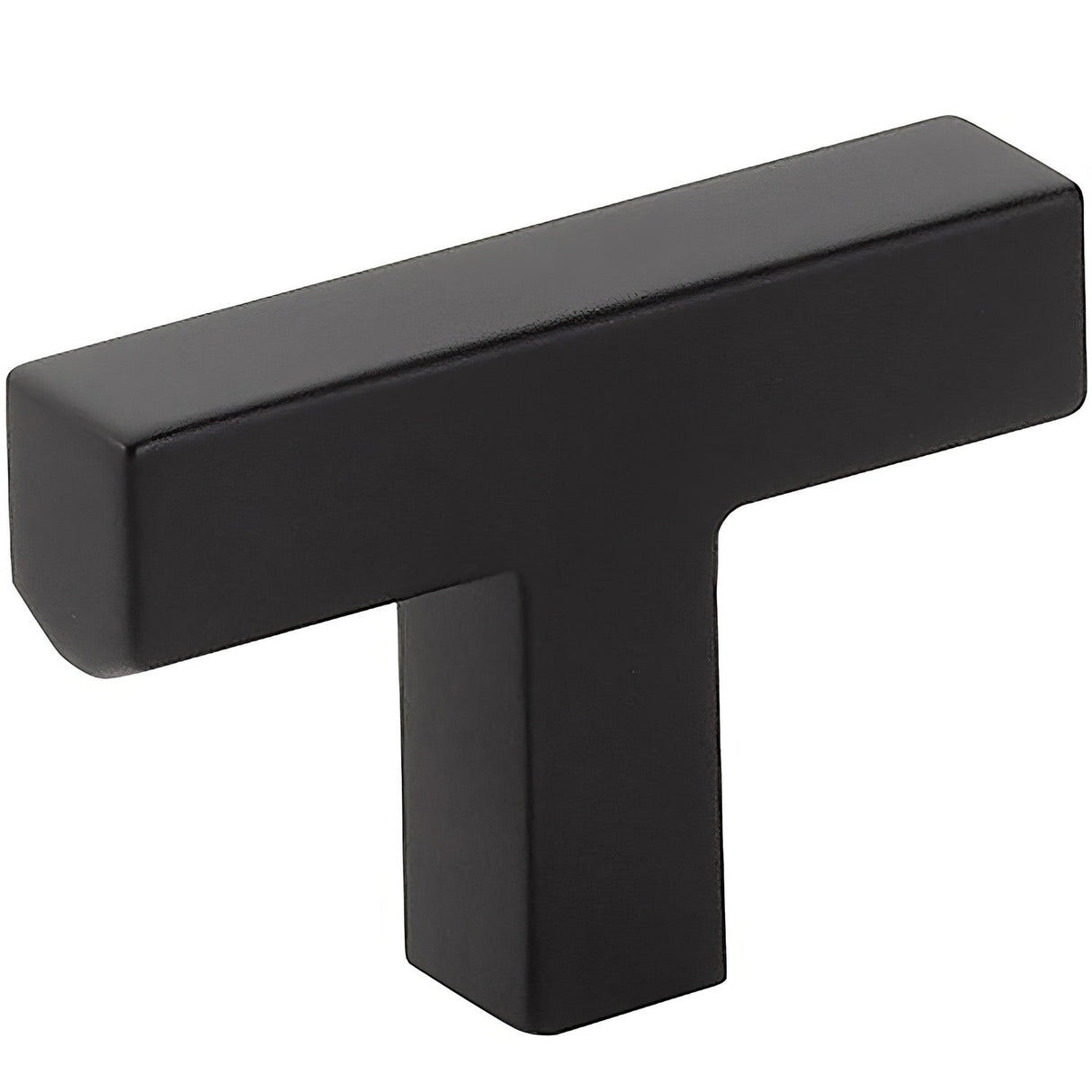Emtek 86726US19 flat black cabinet knob