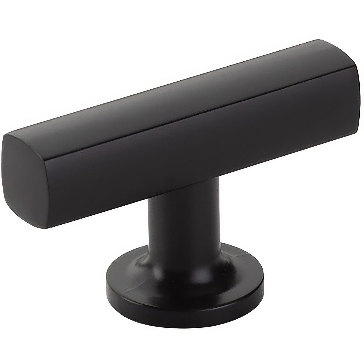 Emtek 86727US19 flat black cabinet knob