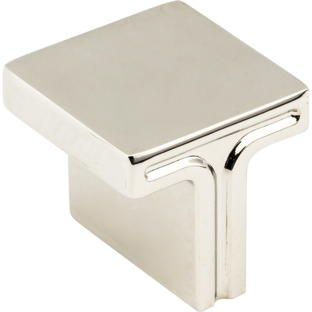 Jeffrey Alexander 867L-NI polished nickel cabinet knob