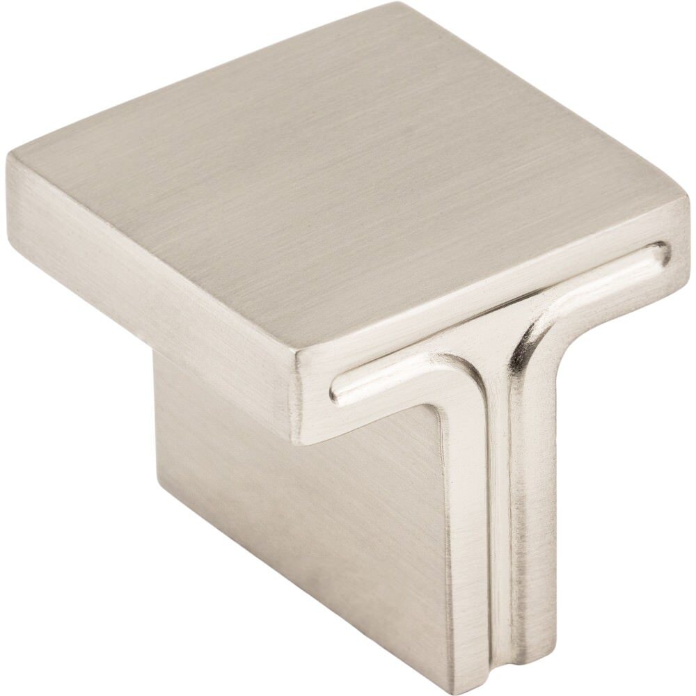 Jeffrey Alexander 867L-SN satin nickel cabinet knob