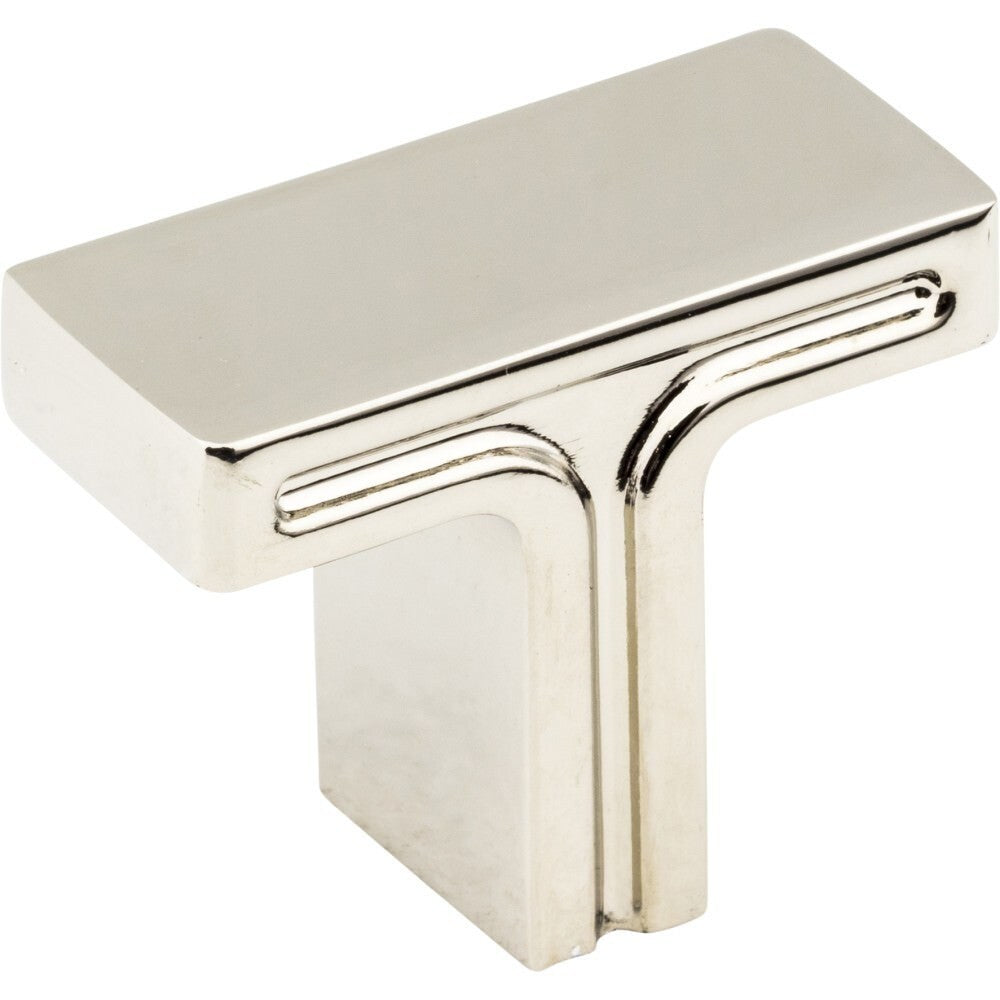 Jeffrey Alexander 867NI Anwick cabinet knob in satin stainless, additional view