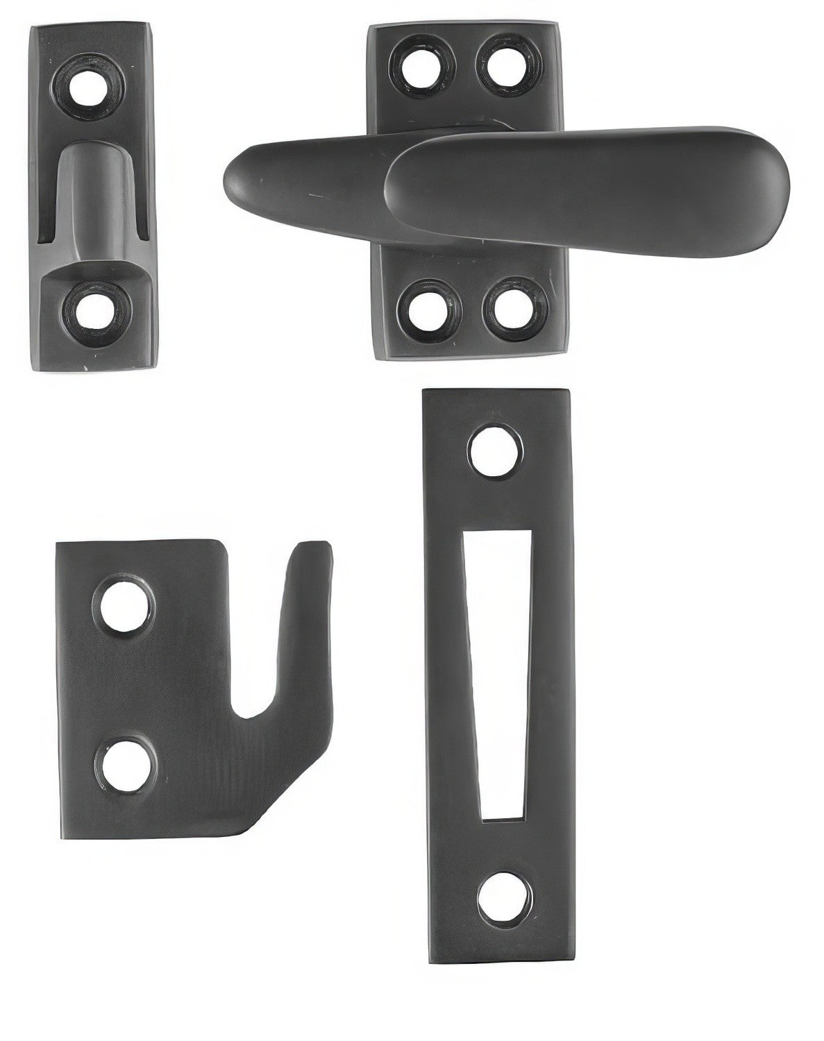 Emtek 8703US3 polished brass casement latch
