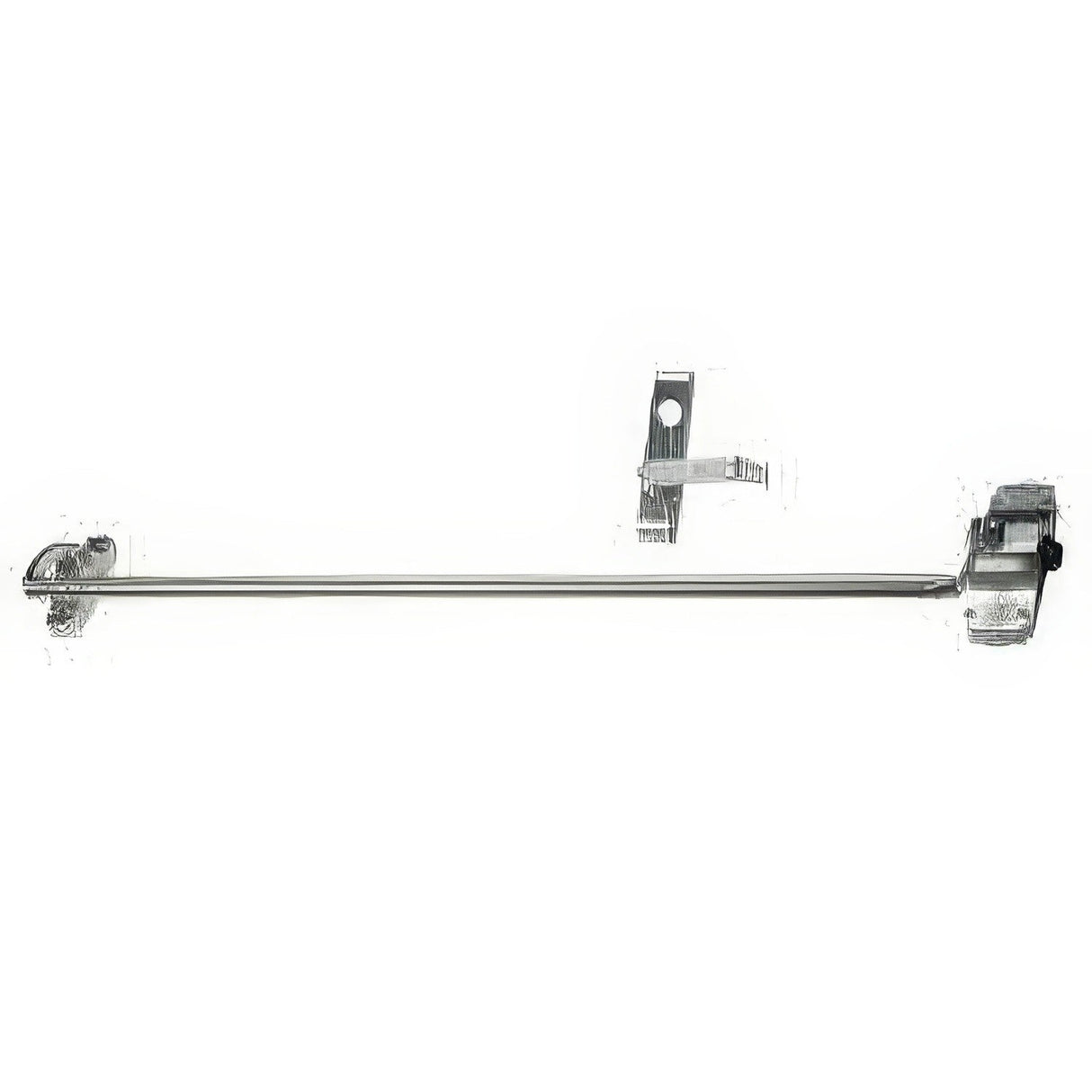 Von Duprin 88L43RHR satin brass rim exit device