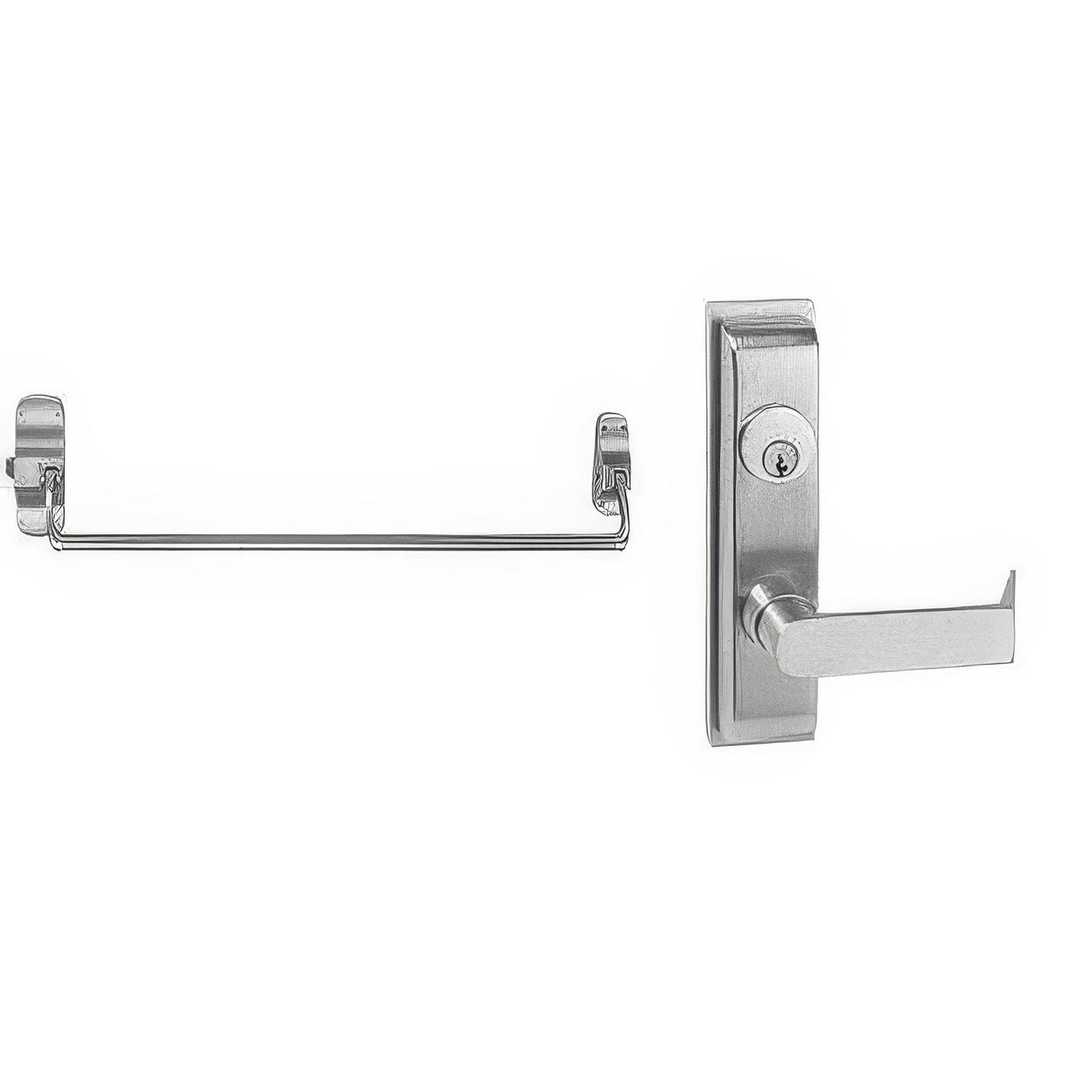 Von Duprin 88LF26D3LHR satin chrome rim exit device