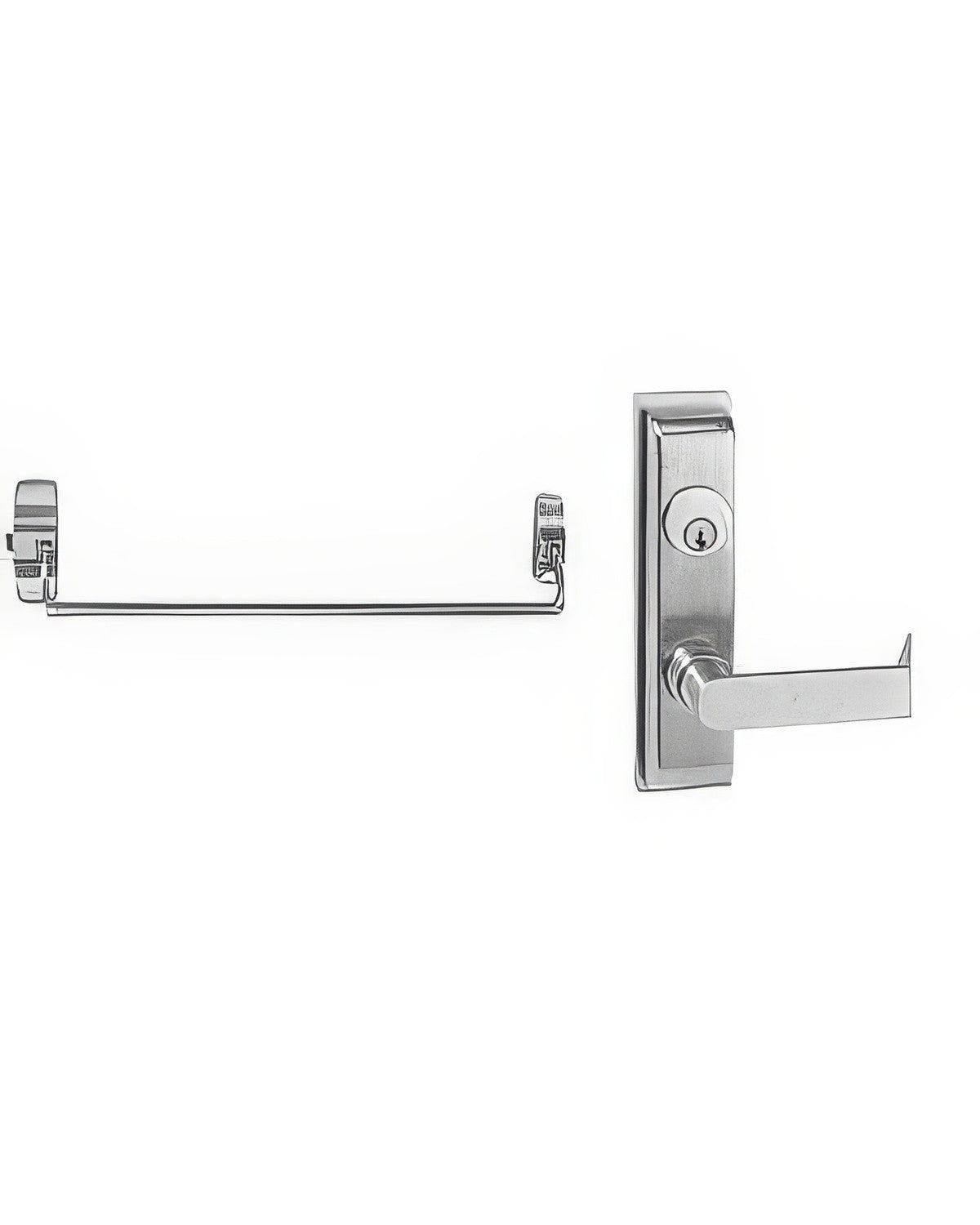 Von Duprin 88LF33LHR polished brass rim exit device
